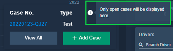 job case list - tooltip