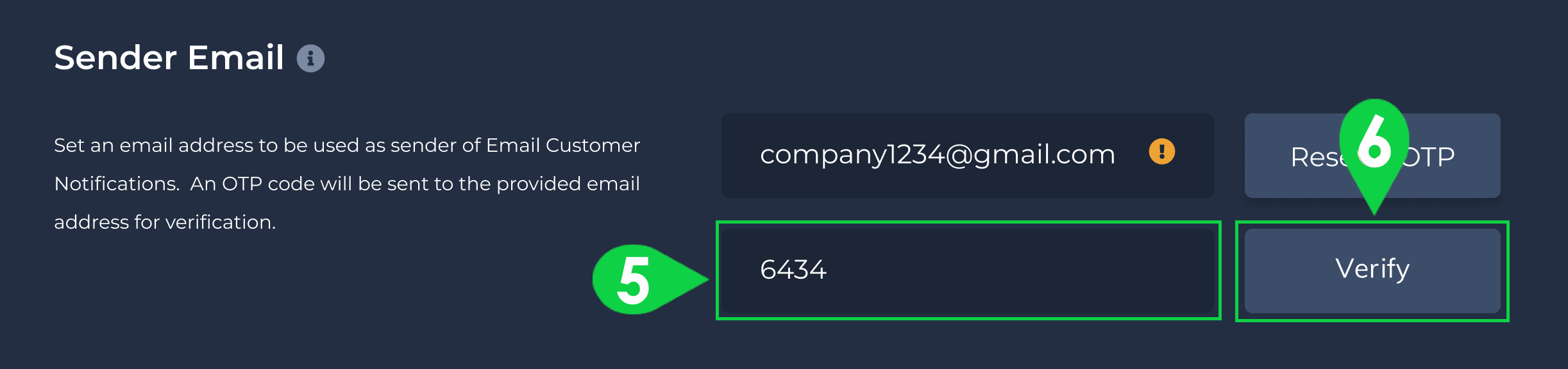 verify sender email - 2