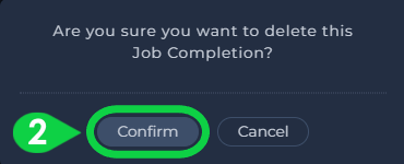 delete job completion - 2