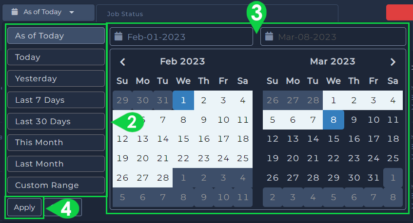 date filter - 2