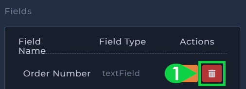 delete custom field - 1
