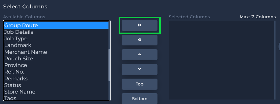 add custom view - left arrow button