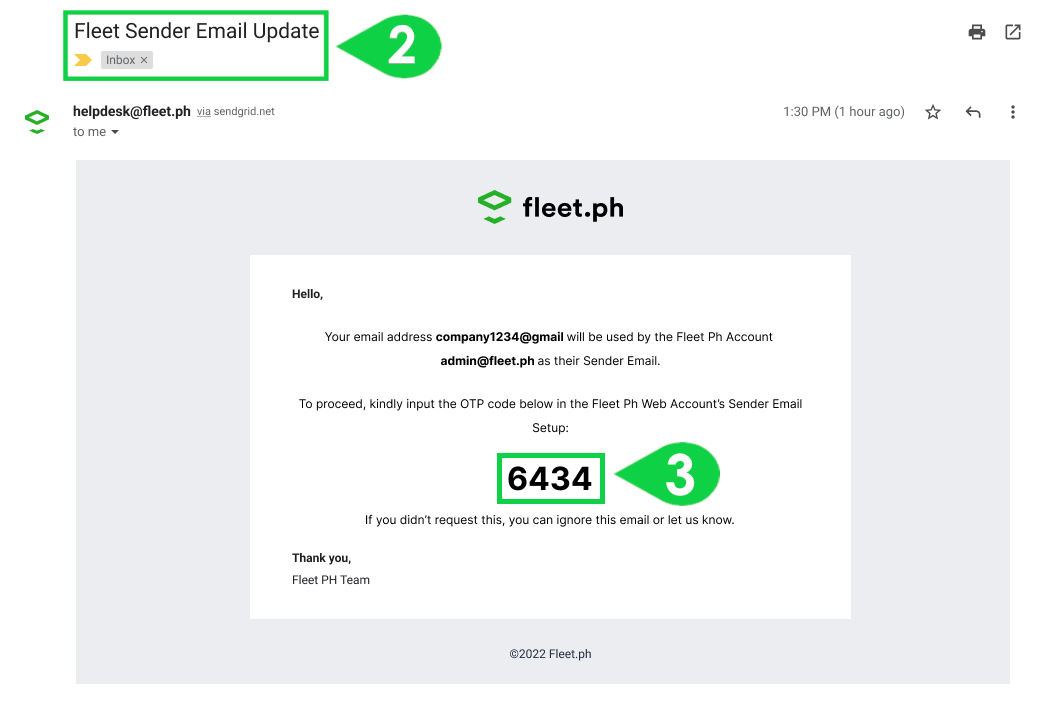verify sender email - 1
