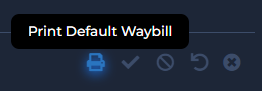 multiple action button - print default waybill