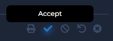 multiple action button - accept