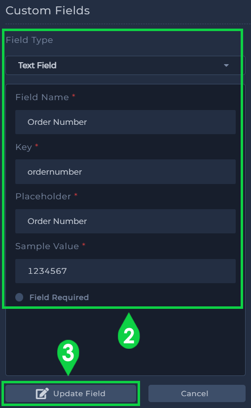 edit custom field - 2