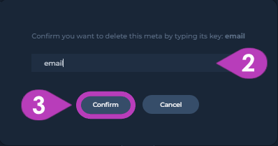 delete meta config - 2