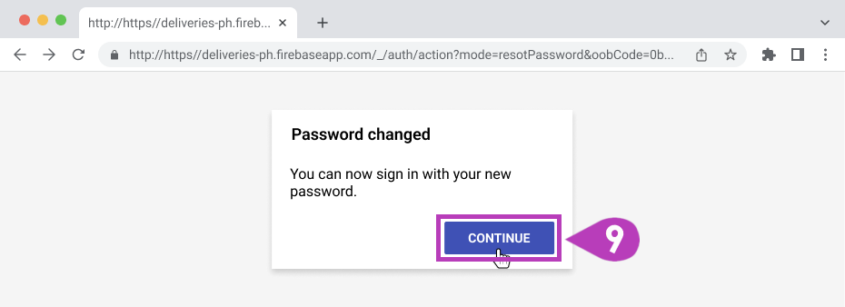 new password - 2